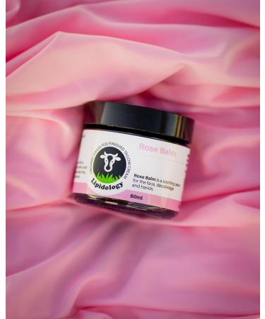 Organic Rose Balm Tallow Cream Natural Moisturizer for Face & Body | Sensitive Skin | Lipidology 60ml - Buy Online on GoSupps.com