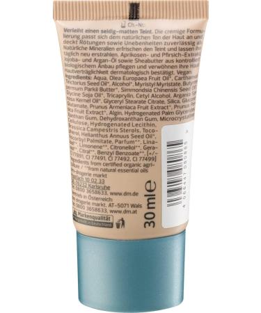 alverde Naturkoosmetik Mineral Make-Up Sand 09 Pack of 3 (3 x 30 ml) - Buy Online on GoSupps.com