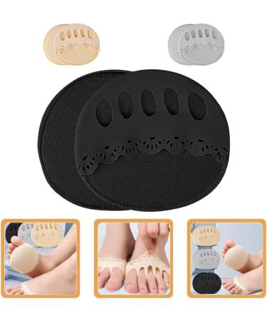 Beaupretty Women's Pumps Toe Topper Liner Socks - 3 Pairs Invisible Half Socks for High Heels & Sandals - Buy Online on GoSupps.com