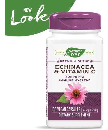 Nature's Way Echinacea & Vitamin C Immune Support 100 Capsules - Boost Your Immunity - Buy Online on GoSupps.com