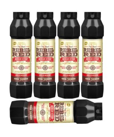 Remia Rebel Red American Ketchup Sauce Gluten Free Lactose Free Vegan 800 ml x 5 Pieces