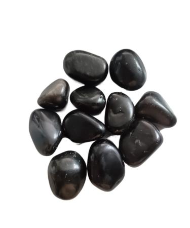 100g Natural Black Obsidian Crystal Gemstone Collectibles Rough Rock Specimen Stone Decoration for Fish Tank Gift Reiki Crystal Stone 2-4cm Black