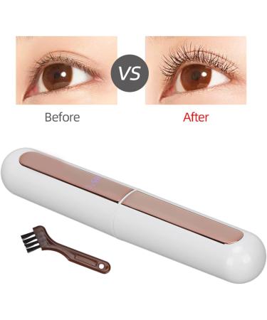 Verdant Touch Electric Eyelash Curler USB Rechargeable Electric Eyelash Curler Long Lasting Curling Tool Heating Lash Curler White - Buy Online on GoSupps.com