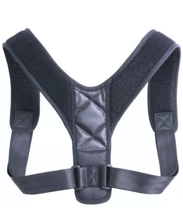 ShwanPC Adjustable Posture Corrector for Men & Women - One Size Fits All Black - Improve Posture & Comfort - Buy Online on GoSupps.com