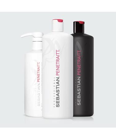 Sebastian Professional Penetraitt Shampoo & Conditioner - Strengthen & Repair Damaged, Color Treated Hair - 33.8 Fl Oz - Buy Online on GoSupps.com
