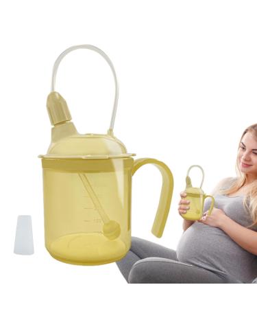 Adult Sippy Cup for Elderly Spill Proof Drinking Cup 300ml Spill Proof Cups - Handicapped Accessories for Adults Limited Mobility Handicap Cups for Elderly Care Fulenyi