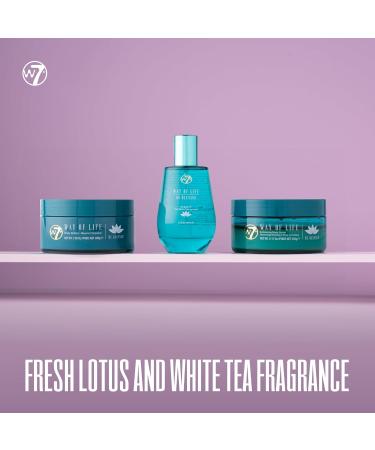 W7 Way of Life Body Gift Set - Nourishing Body Butter Scrub & Oil - Lotus & White Tea Scent - Buy Online on GoSupps.com