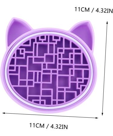 Healeved 2 in 1 Makeup Brush Storage Box & Cleaner - Purple Brush Mat Holder Scrubber Stand (11x11cm) | International Shipping Available - Buy Online on GoSupps.com