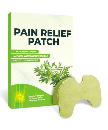 Wormwood Pain Patch Wellknit Knee Patch  can Relieve Knees in a Few Minutes  Wormwood Patch  Long-Lasting Joint Relief  and Heat up Patch(Knee pad 30pcs)