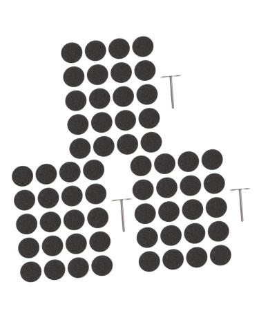 minkissy 3 Sets Nail Polishing Sheets Exfoliating Sandpaper Disc Sandpaper Disc Pad Pedicure Disc Sanding Disc Nail Tools Electric Grinding Accessories Foot Scraper Stone Grinding Feet