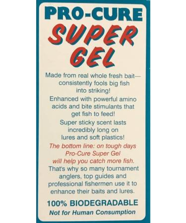 Pro-Cure Trophy Bass Super Gel - 2oz - Buy Online on GoSupps.com