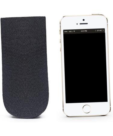 Healvian Silicone Gel Height Lift Inserts - 2 Pairs, Invisible Heel Support Pads for Height Increase - Adjustable Black Elevator Shoe Inserts - Buy Online on GoSupps.com