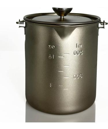 Titanium Camping Coffee Maker: French Press, Coffee & Tea Pot, Cookware Set - Buy Online on GoSupps.com