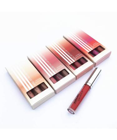 3 Pieces Waterproof Matte Lip Gloss Set - Long Lasting Moisturizing Lipstick - Sexy Makeup Cosmetics | #04 - Buy Online on GoSupps.com