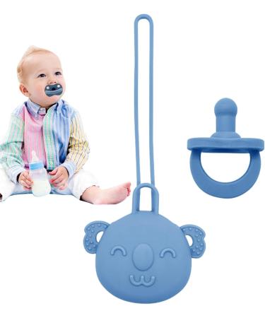 Juzinqu Baby Pacifier Clip Set | Silicone Schnuller Holder for Easy Travel & Cleaning | Perfect for Boys & Girls - Buy Online on GoSupps.com