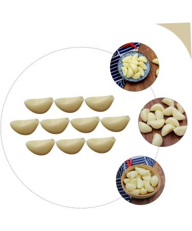 Zerodeko 10pcs Simulated Garlic Granules Yellow Easter Party Favor Imitation Garlic Props Miniature Garlic Kids Garlic Recognition Toy Decor Child Fake Vegetables Ornaments Pvc - Buy Online on GoSupps.com