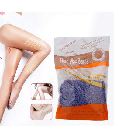 Hard Wax Beans for Painless Full Body Hair Removal - 10.5oz Lavender | Ideal for Bikini Brazilian Armpits Back & Chest - Buy Online on GoSupps.com