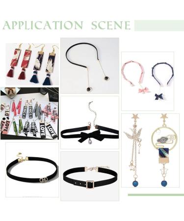PandaHall 100Pcs Mixed Color Ribbon Clamp End Crimps Set for Jewelry Making - Assorted Sizes 8-25mm, 2 Colors - Buy Online on GoSupps.com