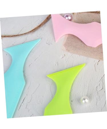 Ipetboom 2pcs Silicone Beauty Ruler Eyelash Mascara Eyeliner Stencils Silicone Board Make up - Buy Online on GoSupps.com