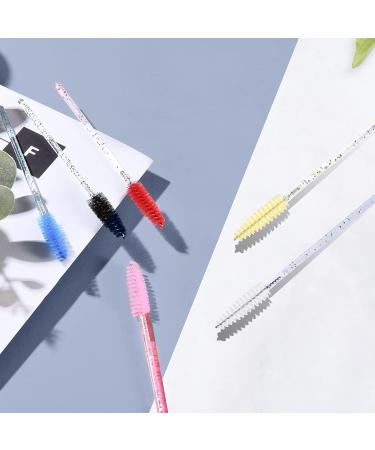 200 Colorful Disposable Mascara Wands for Eyelash Extensions and Brow Grooming - Lash Extension Supplies (Black) - Buy Online on GoSupps.com