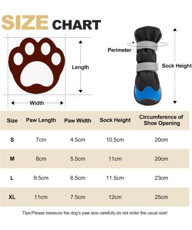 Buy Ohcozzy Dog Shoes - Waterproof Reflective Straps Anti-Slip for All Sizes | XL Blue - Ultimate Paw Protection - Buy Online on GoSupps.com