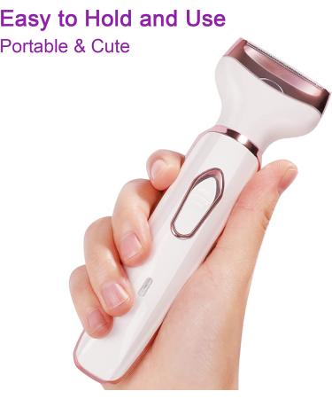 MHSY 4-in-1 Electric Razor for Women - Face, Nose, Legs, Underarm & Bikini Trimmer - Wet/Dry, Rechargeable & Portable - Buy Online on GoSupps.com