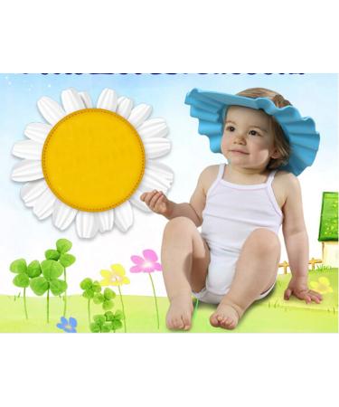 Adjustable Baby Shower Cap Hat - Resizable Shampoo Shield for Kids + Free Keychain | International Shipping - Buy Online on GoSupps.com