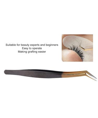 Buy Curved Stainless Steel Eyelash Extension Tweezers | Professional Lace & Eyebrow Tweezers for Salons & Home Use | International Shipping - Buy Online on GoSupps.com
