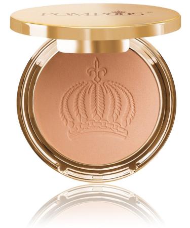 Harald Gl ckler Pomp s Cosmetics Powder dark compact powder with powder puff Make-up Complexion Pressed Powder No. 04 Golden 9 g - Buy Online on GoSupps.com