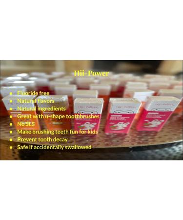 Kids Fluoride Free Foam Toothpaste - Strawberry Flavor for Safe & Fun Brushing | International Shipping Available - Buy Online on GoSupps.com