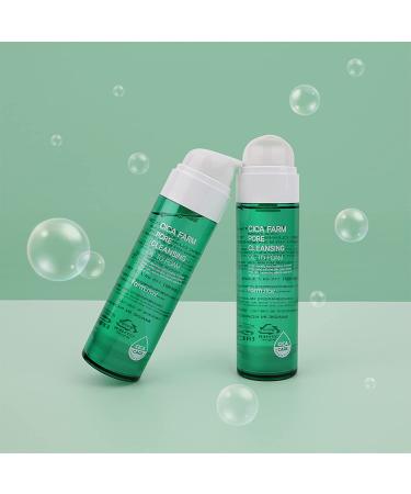 Farmstay Cica Pore Cleansing Oil 3.88 oz - Gentle Daily Facial Cleanser for Clear & Glowing Skin | International Shipping - Buy Online on GoSupps.com