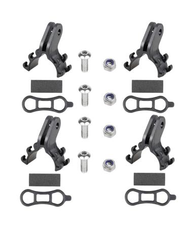 HOUSON 4pcs Bicycle Flashlight Mount Bike Light Torch Holder Clip for G-OPro Camera Bicycle racing sign