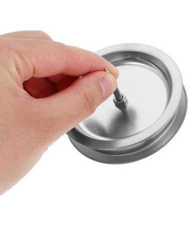 Beavorty Moxa Stick Burner Holder - Stainless Steel Metal Plate for Moxa Sticks & Incense Tablets - 2 Piece Set - Buy Online on GoSupps.com