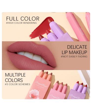 AKARY Waterproof Nude Matte Lipstick Set - 3 Pcs Long Lasting Velvet Air Moisture Lip Stain for Women | 24 Hour Makeup - Buy Online on GoSupps.com