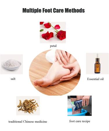 Foot Soak Basin Bath Spa Tub Large Size Plastic Foot Sink for Soaking Feet Foot Bucket Bowl for Home Foot spa Treatment/Relax/Dead Skin Remover/Pedicure Foot Care Gift Blue - Buy Online on GoSupps.com