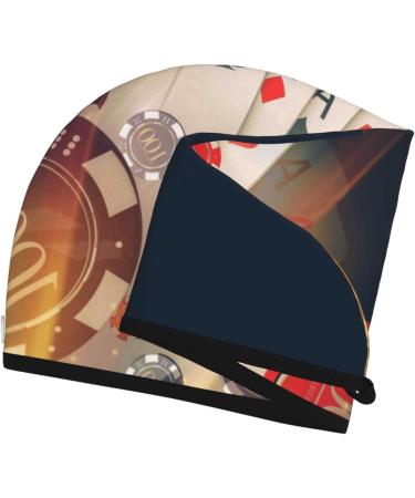 Buy Casino Poker Chips Microfiber Hair Towel | Soft Absorbent Quick Dry Wrap for Women | Ideal for Long Curly & Thick Hair - Buy Online on GoSupps.com