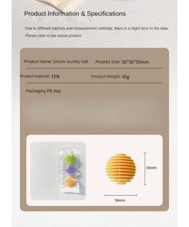 ZADFHSI Dryer Balls 3pcs Spherical Vane Lint Catcher Reusable Eco-Friendly Laundry Scrubbing Balls Household Washing Machine Laundry Ball Anti Static Ball for Reducing Wrinkles (2) - Buy Online on GoSupps.com