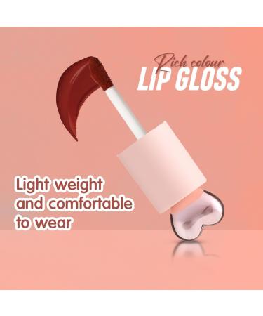 Buy Luxurious Mocha Lip Gloss | Long-Lasting Hydration & Shine | Non-Sticky Plump Lips | High-Definition Moisturizing Makeup - Buy Online on GoSupps.com
