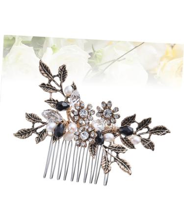 Housoutil 1pc Metal Hair Comb Hair Comb Hair Comb Retro Hair Comb Pearl Hair Comb Alloy Comb Pearl Comb Bridal Hair Comb Pearl Headpiece Tiara S870 Hand Made Wedding Accessories - Buy Online on GoSupps.com