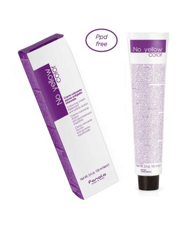 Fanola No Yellow T21 Anti-Yellow Blue Toner - 100ml | Best for Blonde & Gray Hair - 1 Pack - Buy Online on GoSupps.com