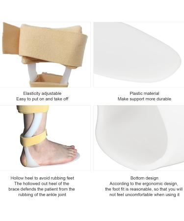 ZJchao Ankle Support Brace | Ultra Thin & Lightweight Foot Orthosis for Ankle Sprains | Stabilizer & Wrap for Drop Foot - Buy Online on GoSupps.com