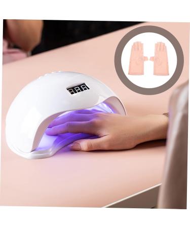 minkissy 2 Pairs Sun Protection Half Finger Gloves Sun Protection Gloves Anti-uv Gloves Manicure Tools Uv Prevention Gloves Nail Art Protector Light Lamp Gloves Hand Guard Nylon Miss Riding - Buy Online on GoSupps.com