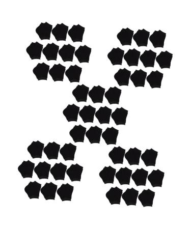 minkissy 50 Pairs Silicone Heel Socks Cracked Heels Silicone Socks Compact Heel Sleeve Toeless Socks Cracked Heel Socks Foot Protectors for Feet Reusable Heel Socks Replaceable Socks