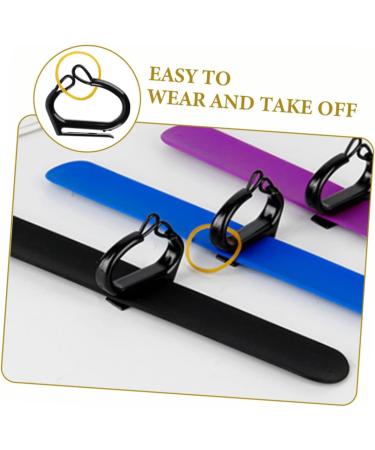 Ipetboom 1 Set Braiding Auxiliary Wrist Strap Tool Hair Clips Hair Pins Salon Hair Tie Organizer Salon Hair Holder Wrist Band for Braiding Hair Party Supplies Aluminum Sheet Bracelet - Buy Online on GoSupps.com