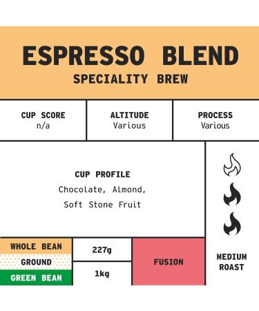Cafetiere Espresso Ground Coffee 227g Bag | Chocolate & Nuts Notes | 100% Arabica & Robusta | Medium Roast Speciality Blend | Freshly Roasted by We Are Coffee Co - Buy Online on GoSupps.com