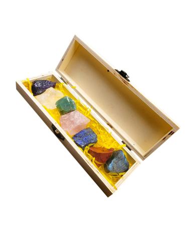 Yoga Decor 2pcs Crystals Chakra Stones Cluster Rock Ore Fish Tank Decor | Toyvian - Buy Online on GoSupps.com