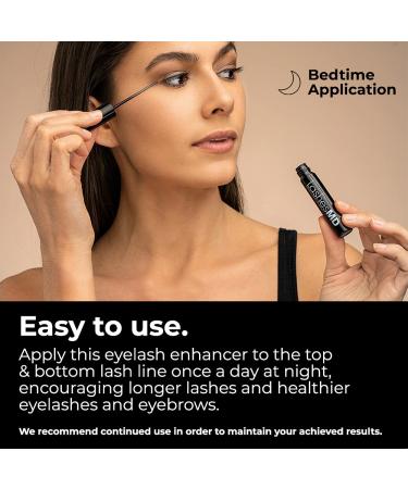 LashesMD Eyelash Growth Serum 0.135 oz - Enhances Stronger, Thicker Lashes & Brows - Paraben & Cruelty Free - Clinically Formulated with Peptides & Botanicals - Buy Online on GoSupps.com