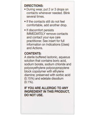 Rite Aid Contact Lens Rewetting Drops 0.5 oz - Prevent Film Deposit Buildup | Sterile Eye Drops for Soft Contact Lenses - Buy Online on GoSupps.com