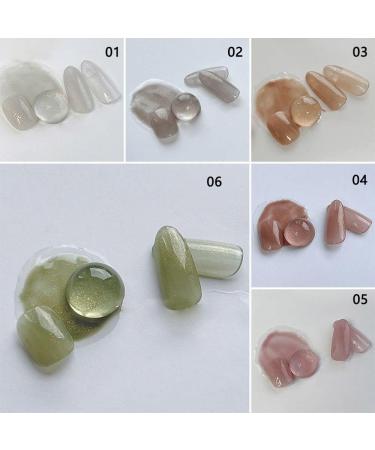 15ml Nude Ice Transparent Pearl Jelly Gel Nail Polish Semi Permanent Soak Off Nail Lacquer Varnish Phototherapy Manicure Tool| | - - (Color: 6) - Buy Online on GoSupps.com