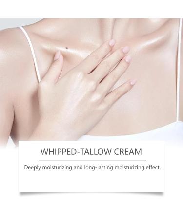 100% Organic Beef Tallow for Skin - Grass-Fed Face Moisturizer & Balm - Hydrating Lavender Tallow and Honey Balm for Sensitive Dry Skin - Buy Online on GoSupps.com
